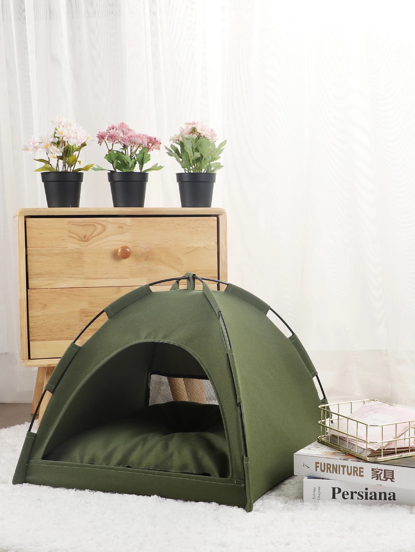 Cat & Dog Tent — Foldable Indoor/Outdoor Pet Shelter
