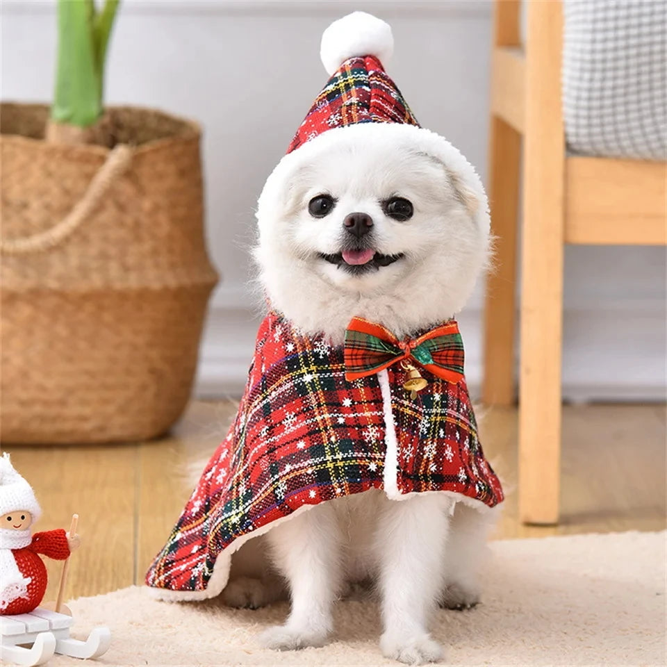 Cape de Noël pour animaux de compagnie 