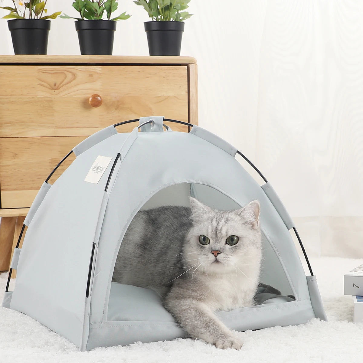 Cat & Dog Tent — Foldable Indoor/Outdoor Pet Shelter