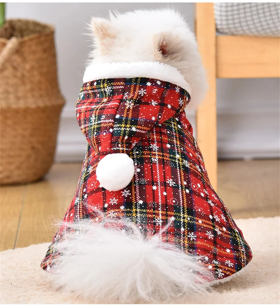 Cape de Noël pour animaux de compagnie 