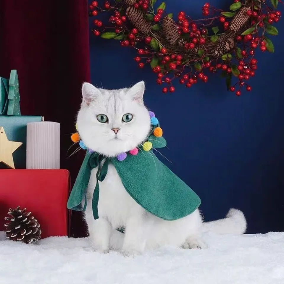 Cape de Noël pour animaux de compagnie 