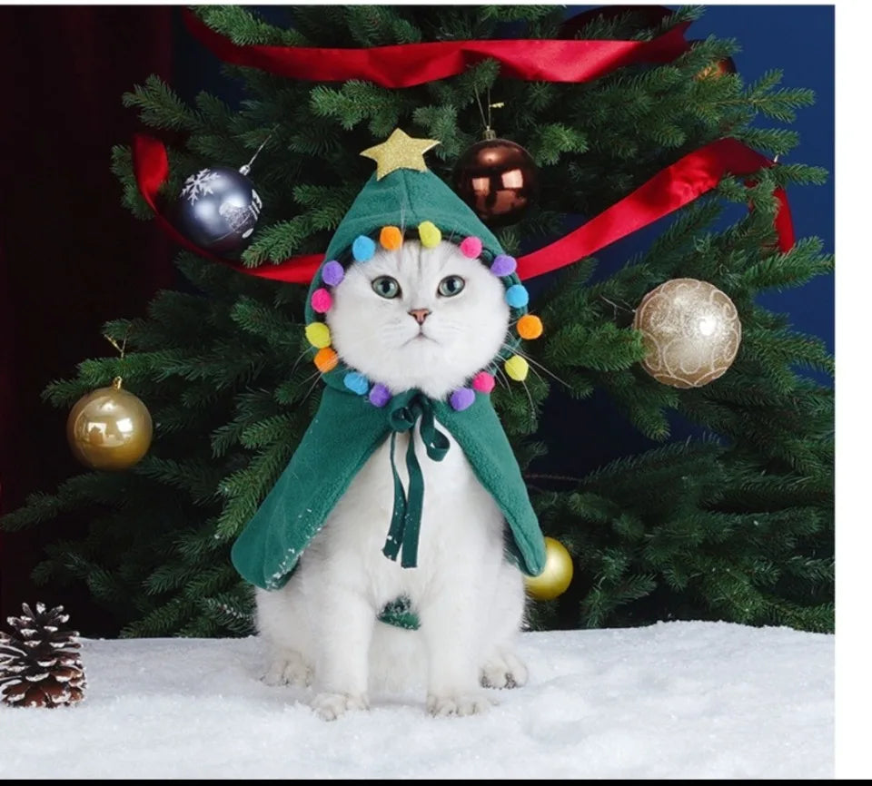 Pet Christmas Cloak