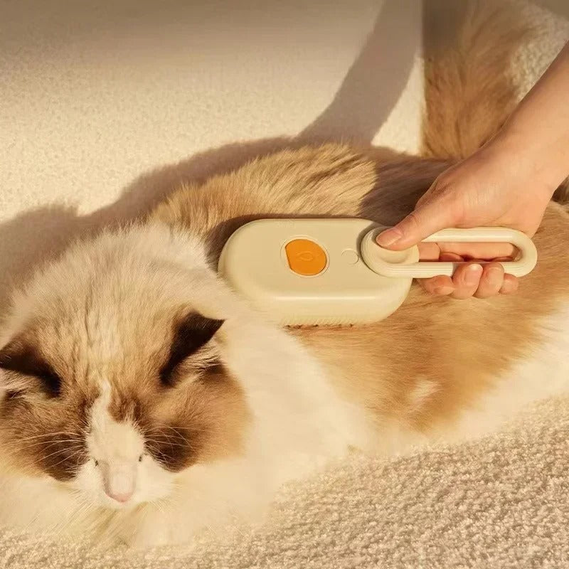 Brosse de toilettage à vapeur pour animaux de compagnie